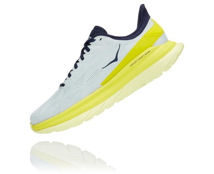 Hoka Australia One One Mach 4 - Mens Running Shoes White - QCUNY-9263